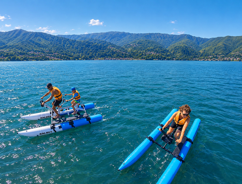 Water bike sul lago di Como per un'esperienza particolare e insolita sul Lago di Como